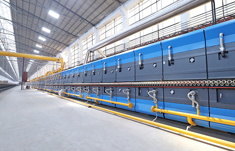 廣東金綠能一次燒成發泡陶瓷板生產線